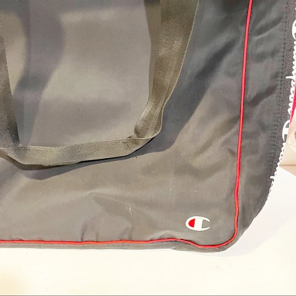 Champion‎ Black Nylon Laptop Messenger Bag Schoolbag
